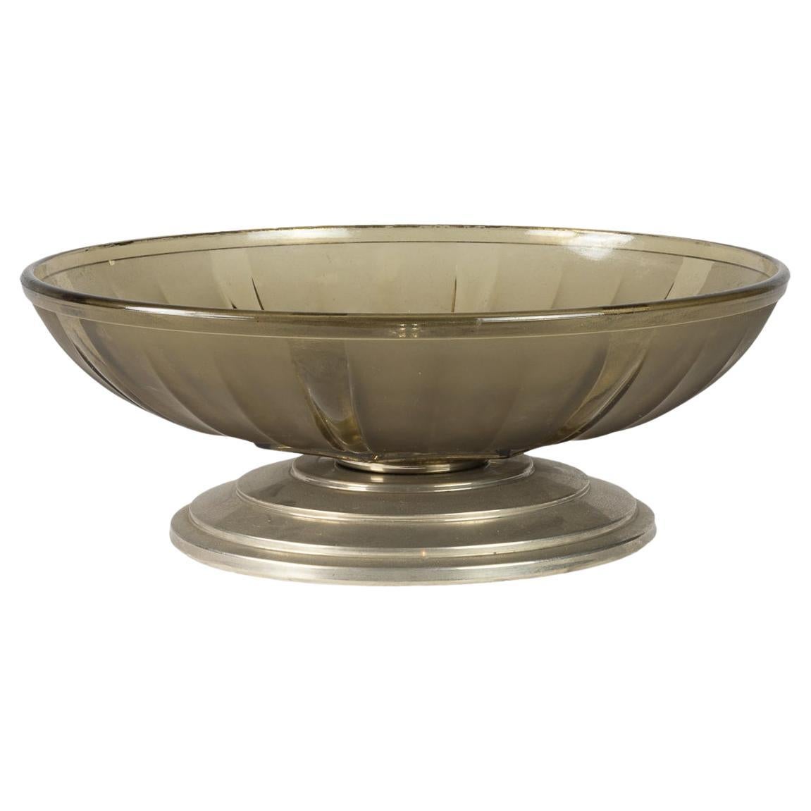 Art Deco Glass Centerpiece, 20th Century