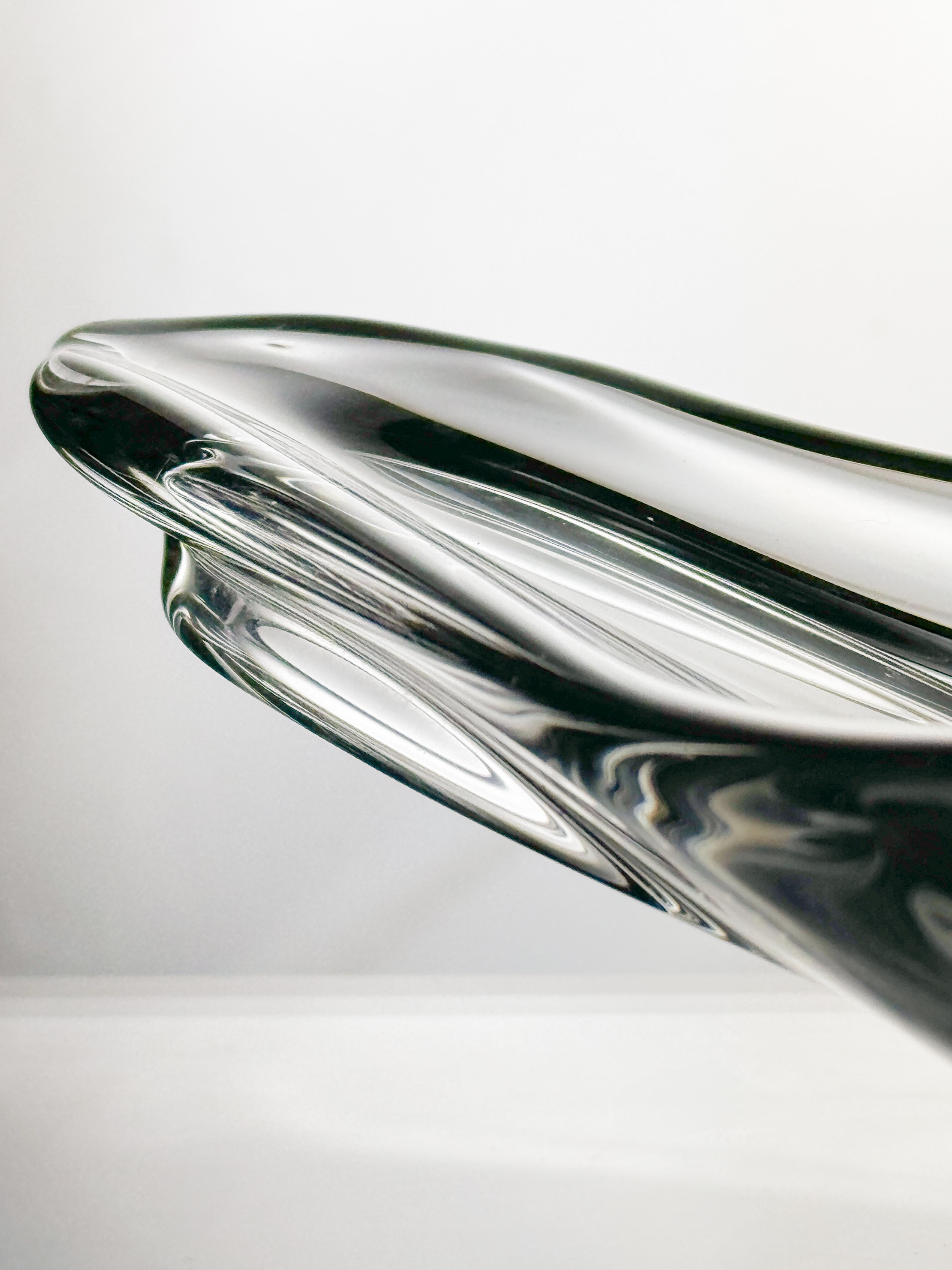 Art Deco Glas Tafelaufsatz Loraine Crystalerie, 20. Jahrhundert im Angebot 1