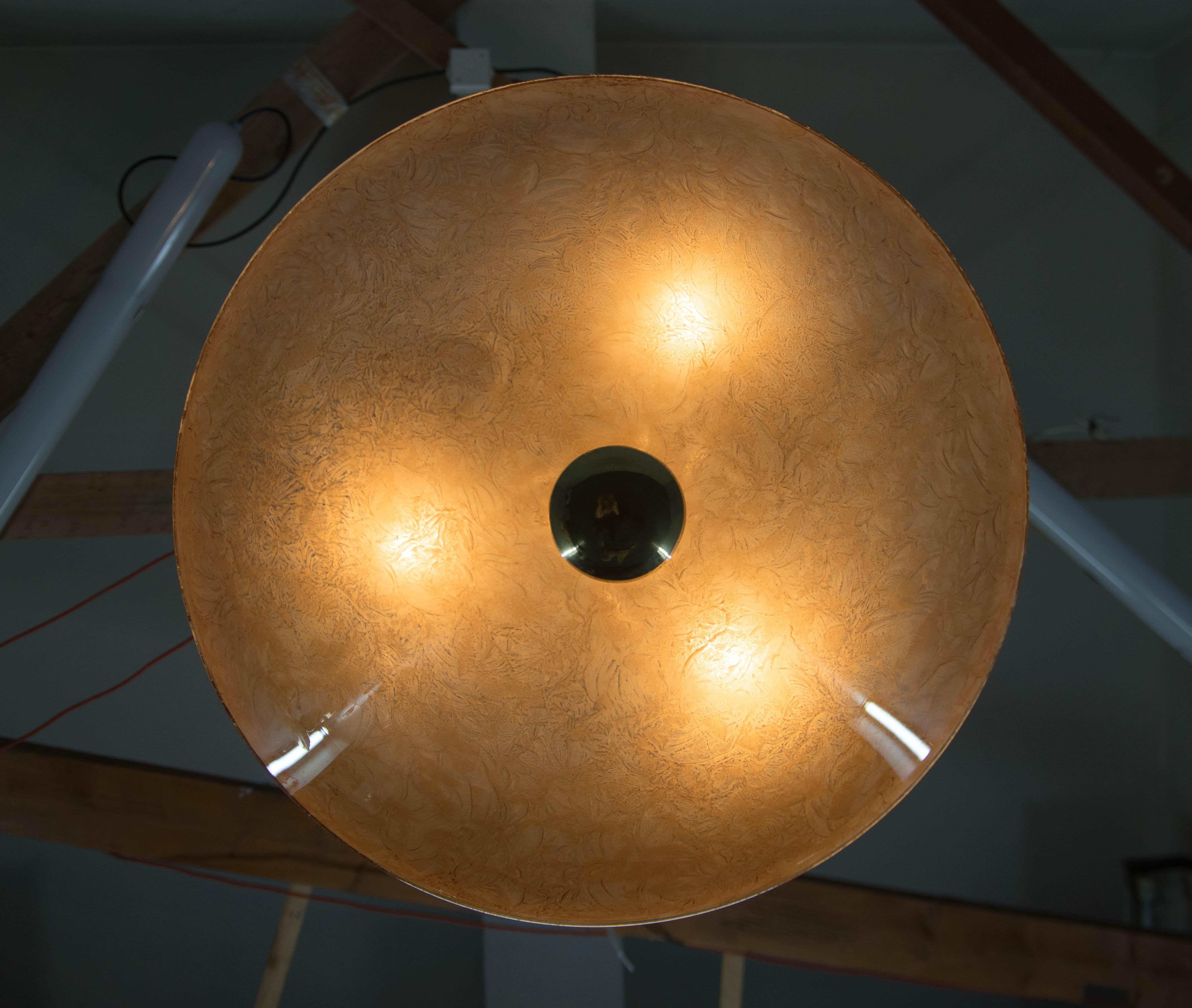 Lampadario in vetro Art Déco, Kamenicky Senov, 1930 in vendita 1