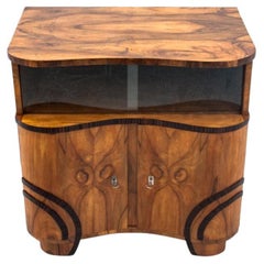 Art Deco glass chest of drawers, Poland, 1950s. After renovation.