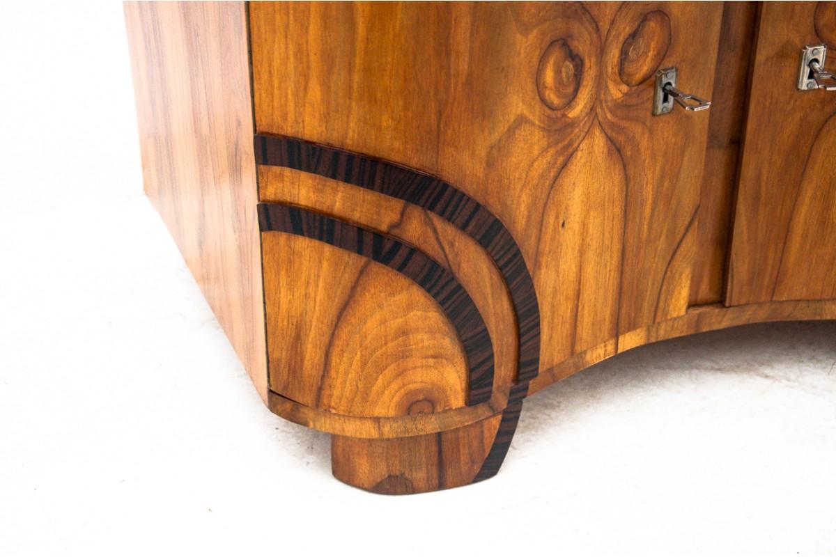 Art Deco glass chest of drawers, Poland, 1950s. For Sale 4