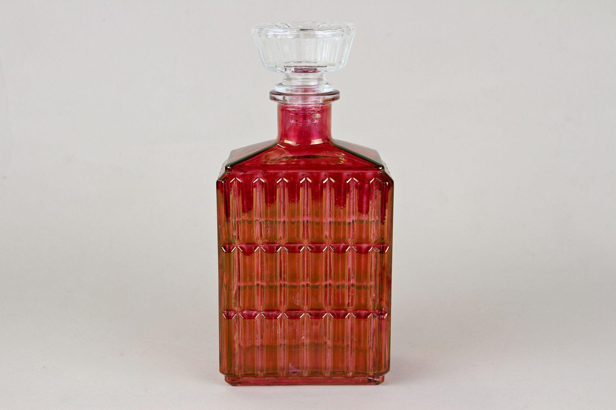 iridescent decanter