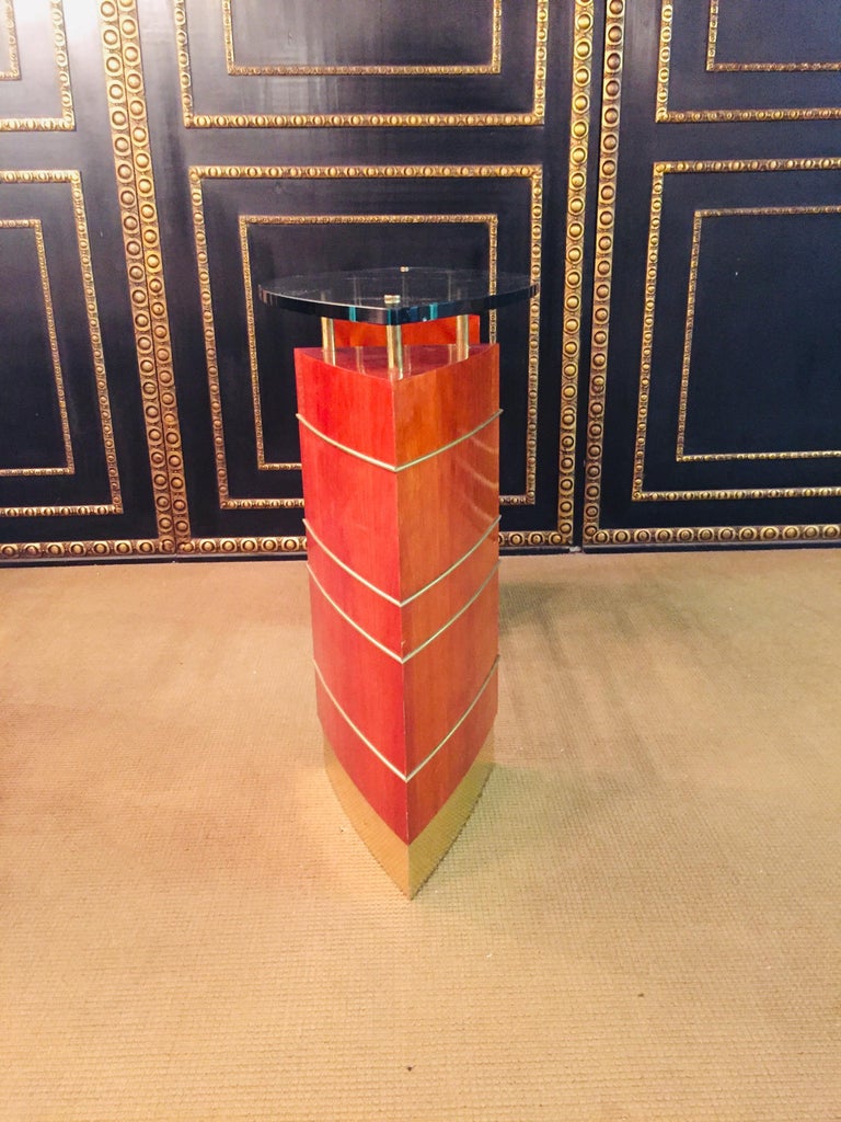 Art Deco Glass Desk or Reception Table For Sale at 1stDibs glass reception table, reception