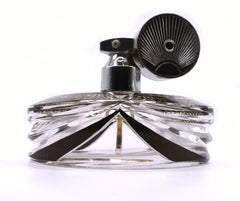 Atomiseur de parfum Art Dco en verre et mail pour femmes, vers 1930