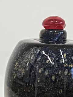 Art Deco Glass Flacon or Perfume Bottle attr. to Maurice Marinot, France 1920s