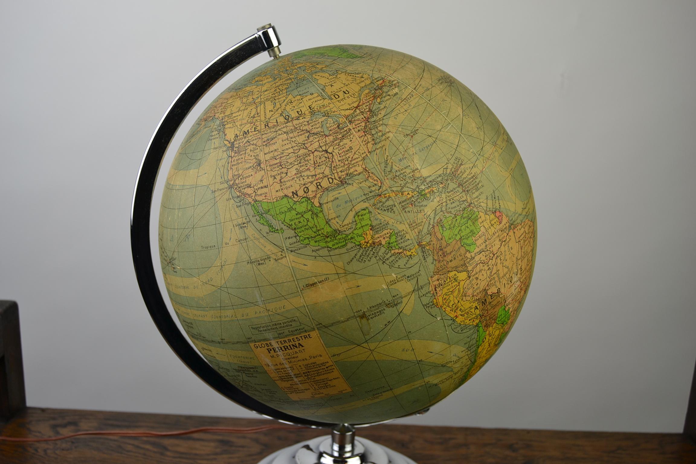 france on globe