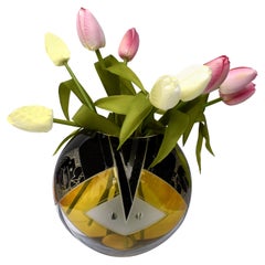 Art Deco Glass Globe Vase, Czech, C1930 Art Deco Glass Globe Vase, Czech, C1930