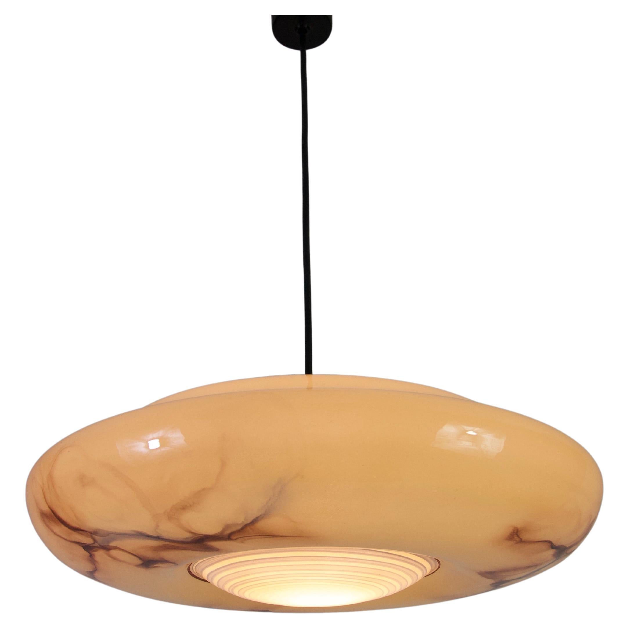 Art Deco Glass Lamp, 1930s, Germany