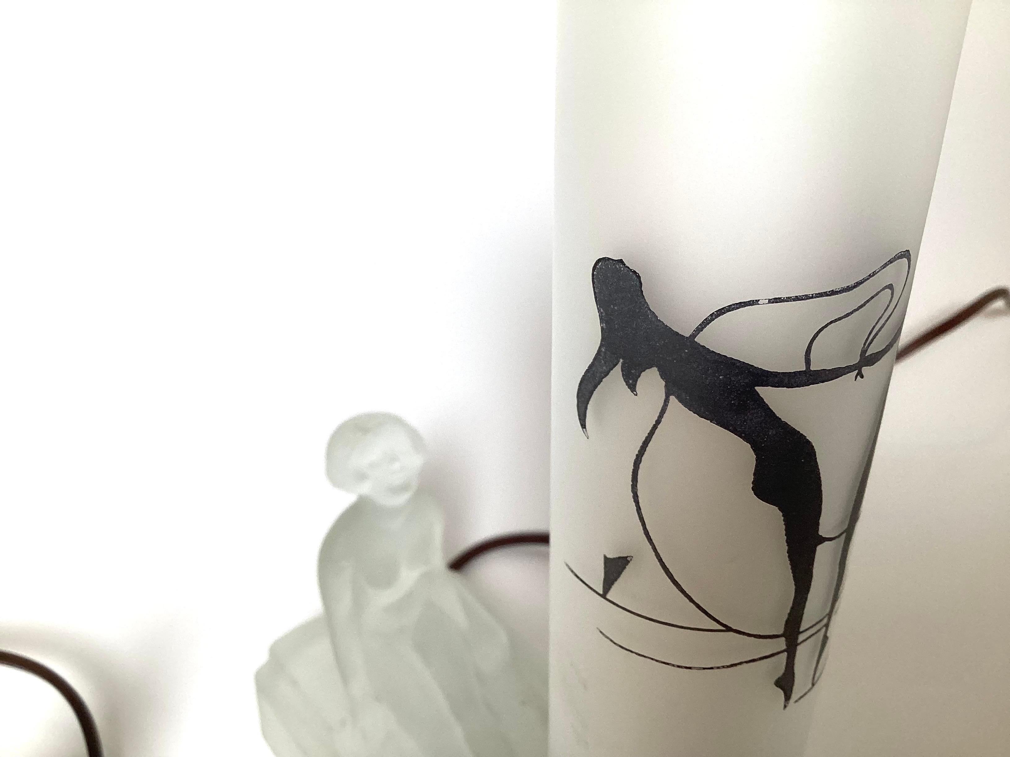 Lampes en verre Art Déco Bon état - En vente à Lambertville, NJ