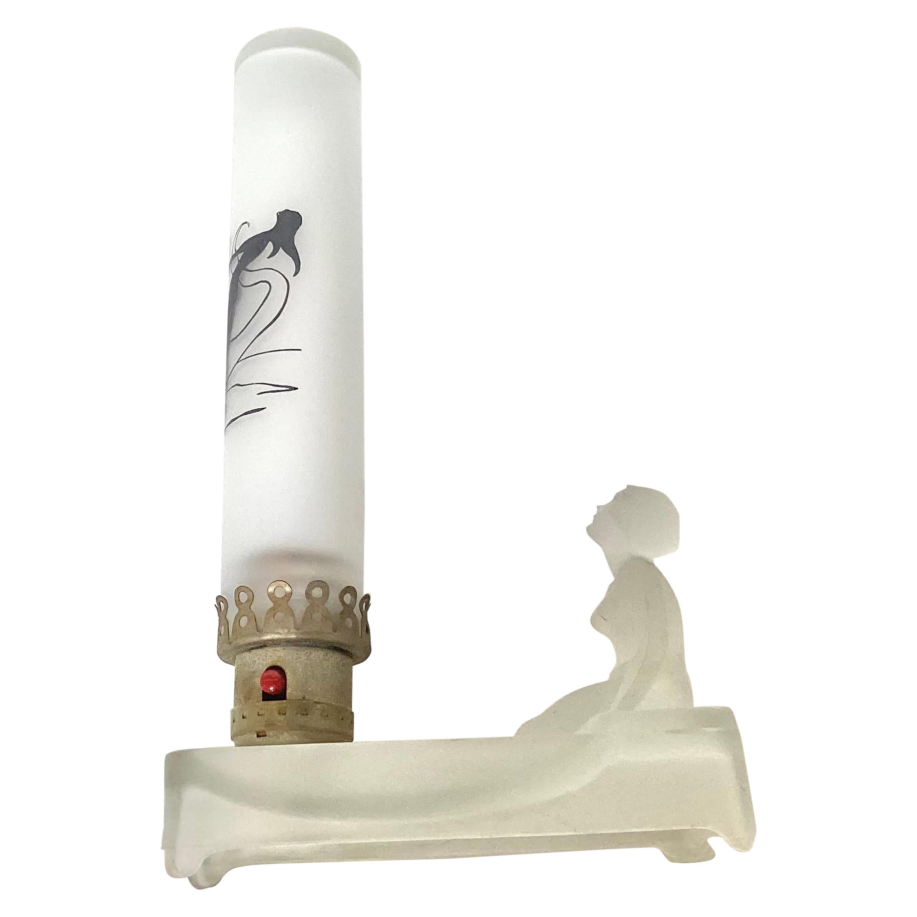 Lampes en verre Art Déco en vente