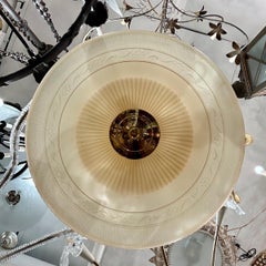 Art Deco Glass Light Fixture