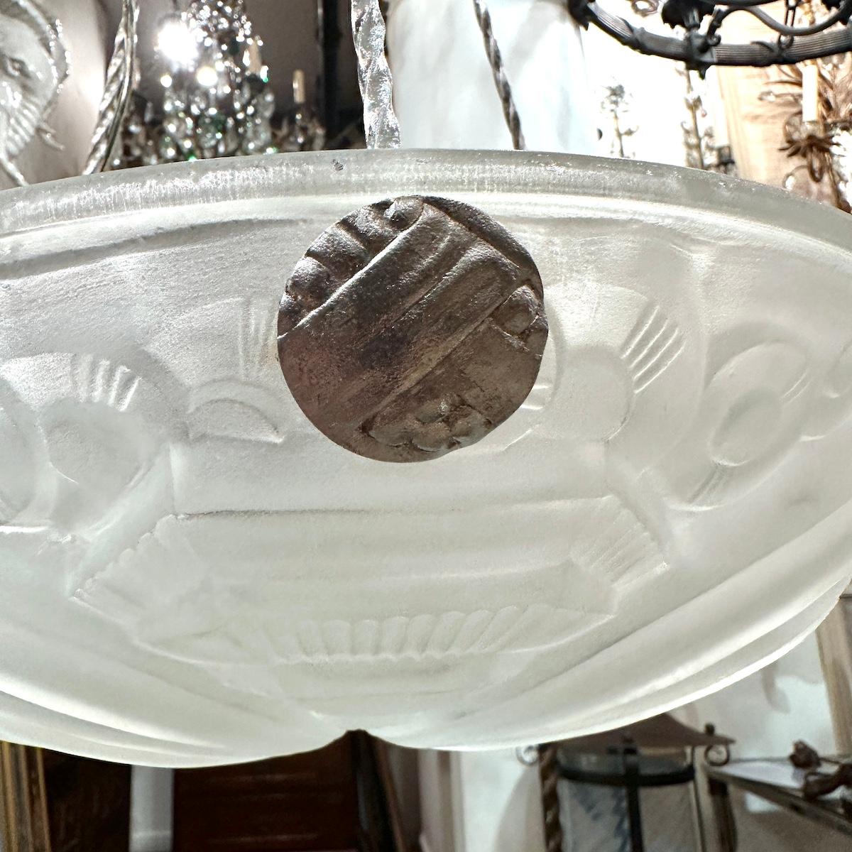 Lámpara de cristal Art Decó Vidrio en venta
