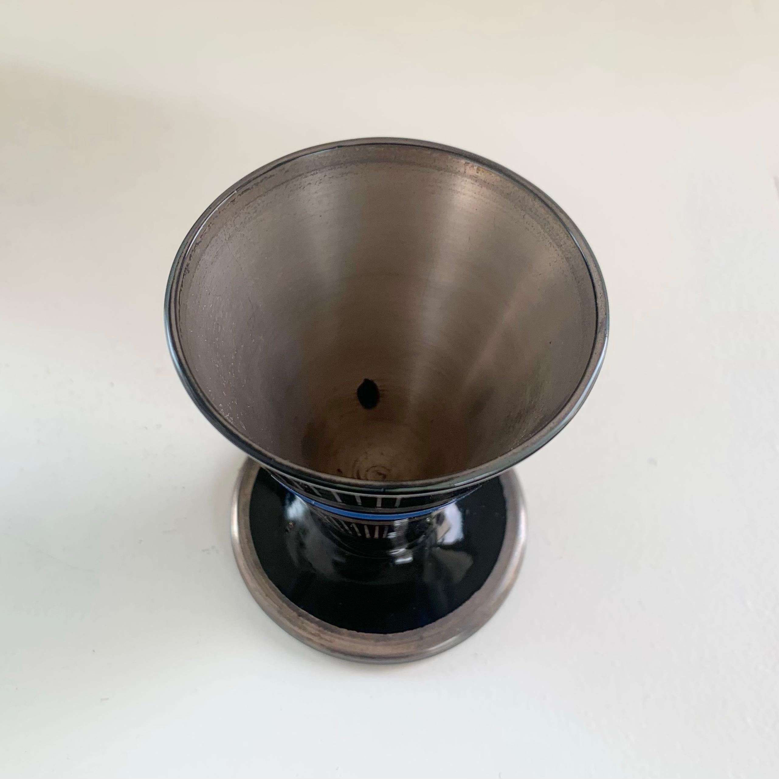 Art Deco Glass Nightstand Water Carafe, circa 1920, France. For Sale 4