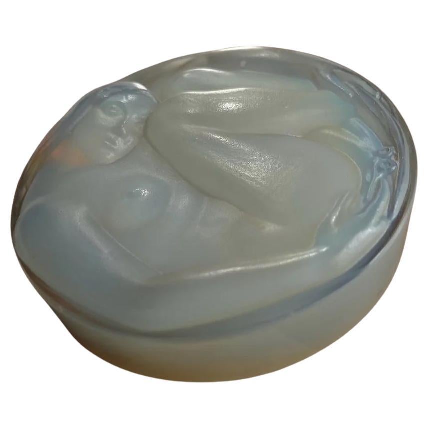 Art Deco Glas Briefbeschwerer im Angebot