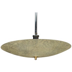 Art Deco Glass Pendant, 1930s