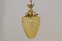 Colgante de cristal Art Decó, años 30