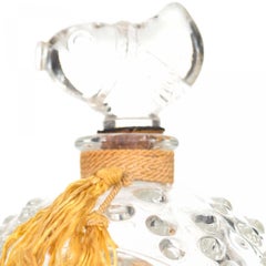 Bottiglia di profumo in vetro Art Deco della Theon Company