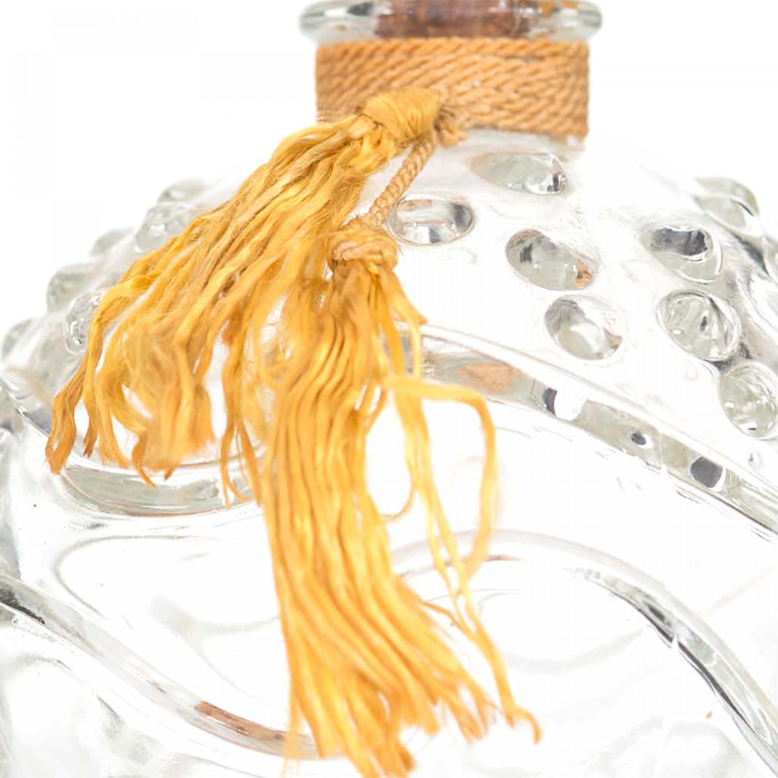 Art-Deco-Glas-Parfümflasche der Firma Theon (Geprägt) im Angebot