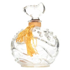 Art Deco Glass Perfume Bottle By the Theon Company