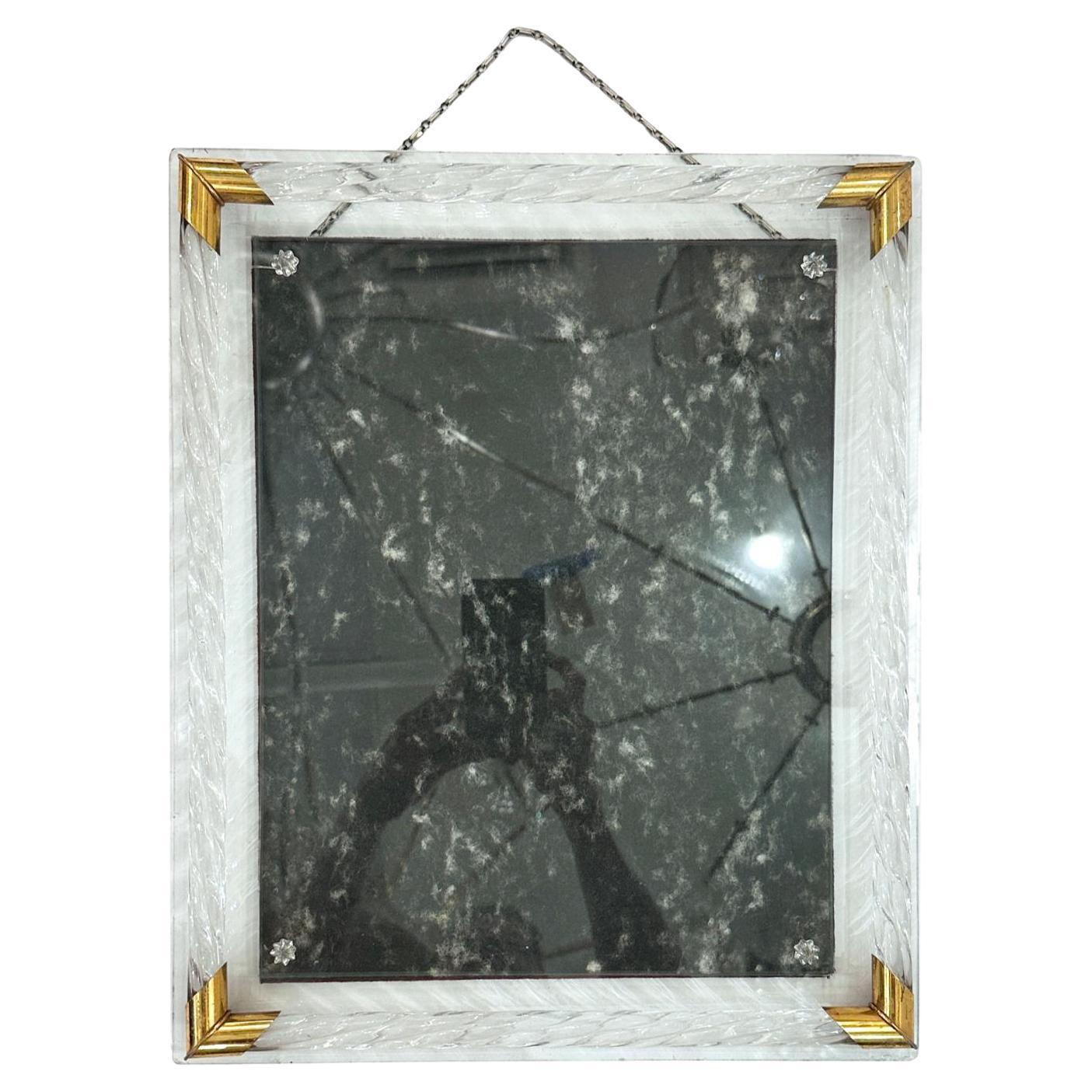 Art Deco Glas Bilderrahmen