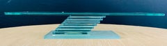 Art Deco Glass Staircase Design Stand or Tray