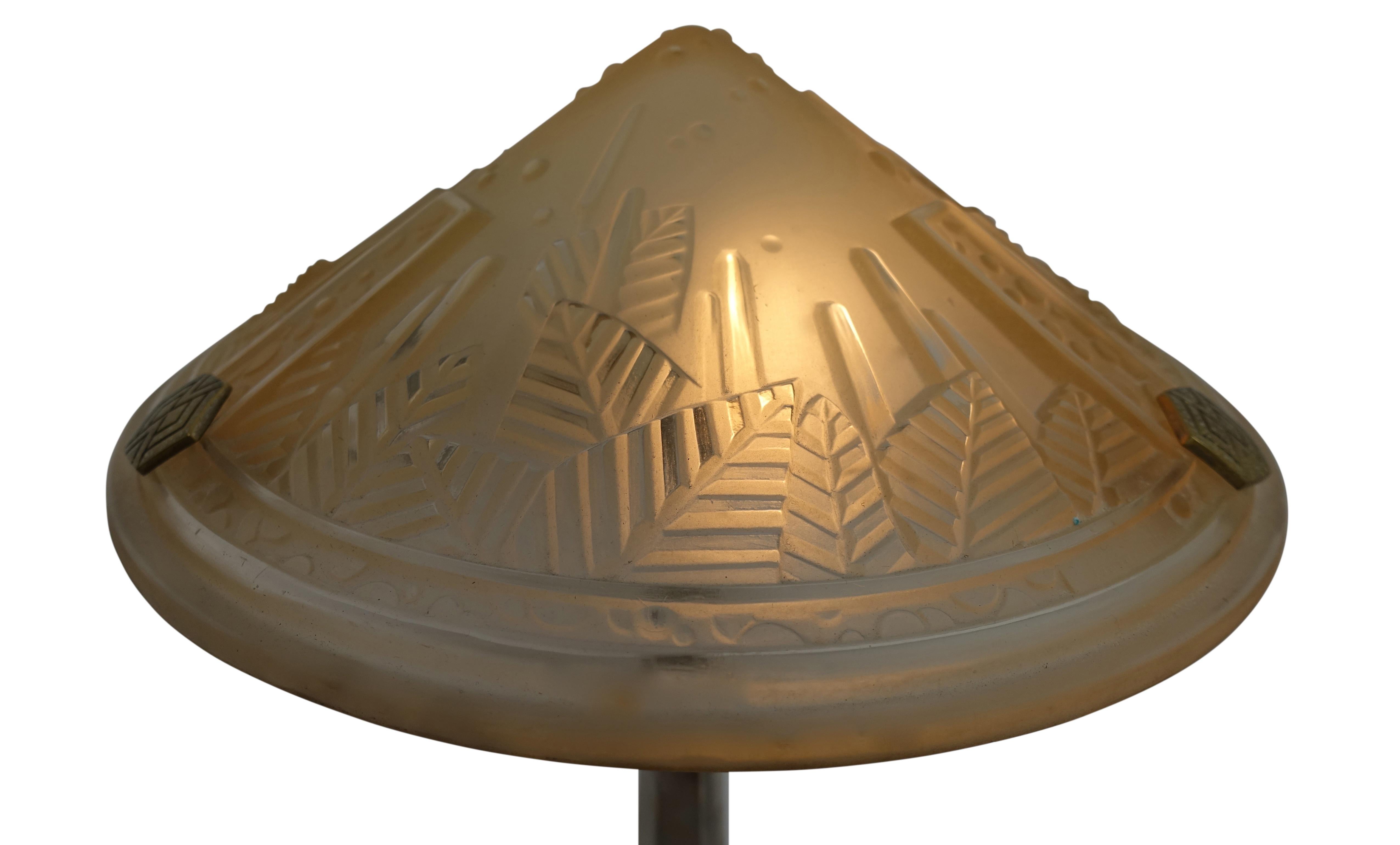 1930's art deco table lamps