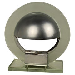 Art Deco Glass Table Lamp by Jacques Adnet