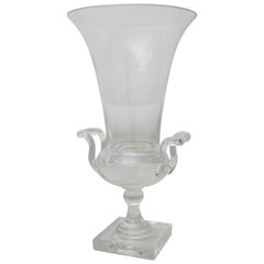 Art Deco Glass Trophy Vase