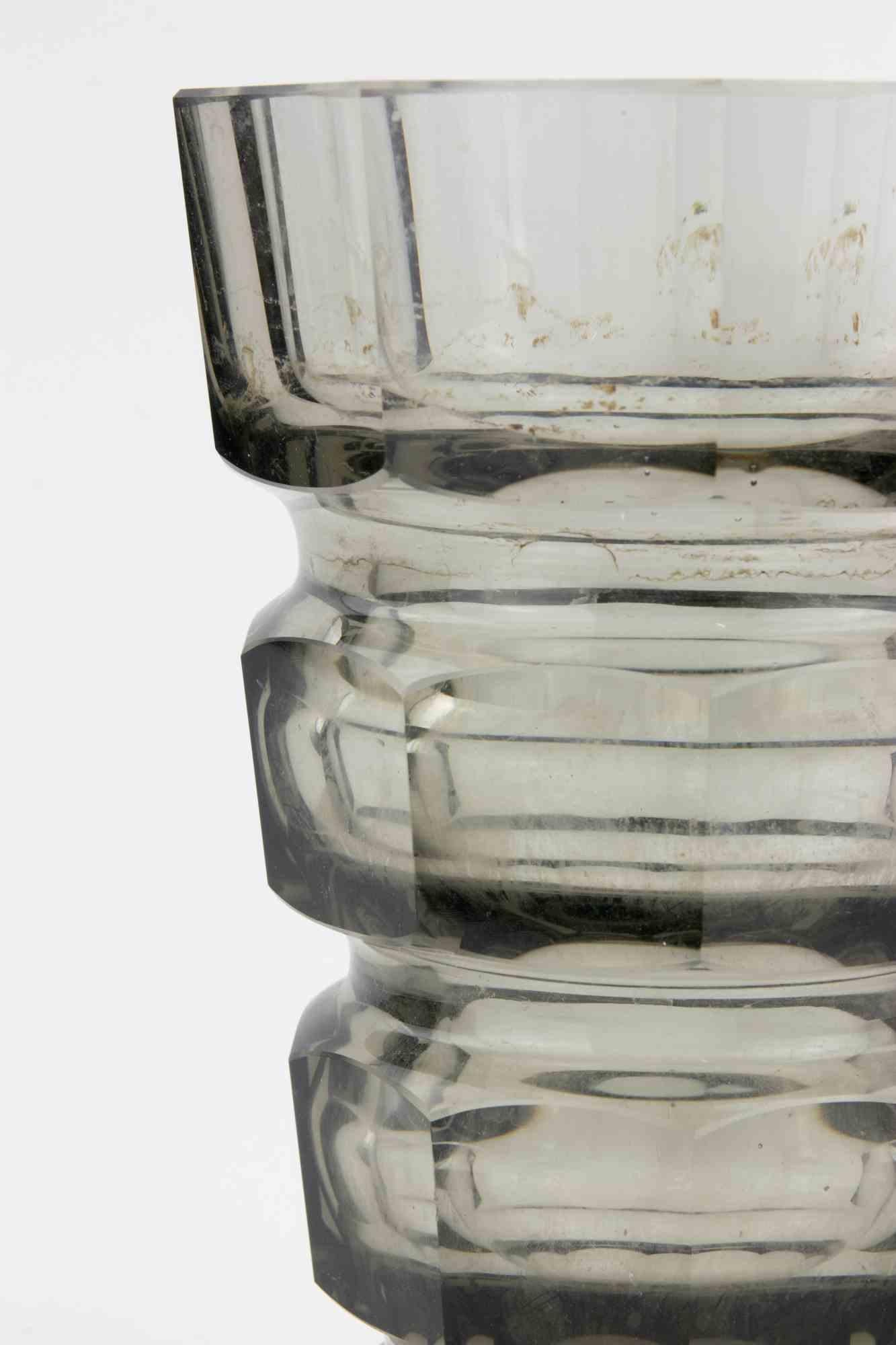 Art Deco Glass Vase attr. to Josef Hoffman for Moser.

Realized in Austria in 1930s.