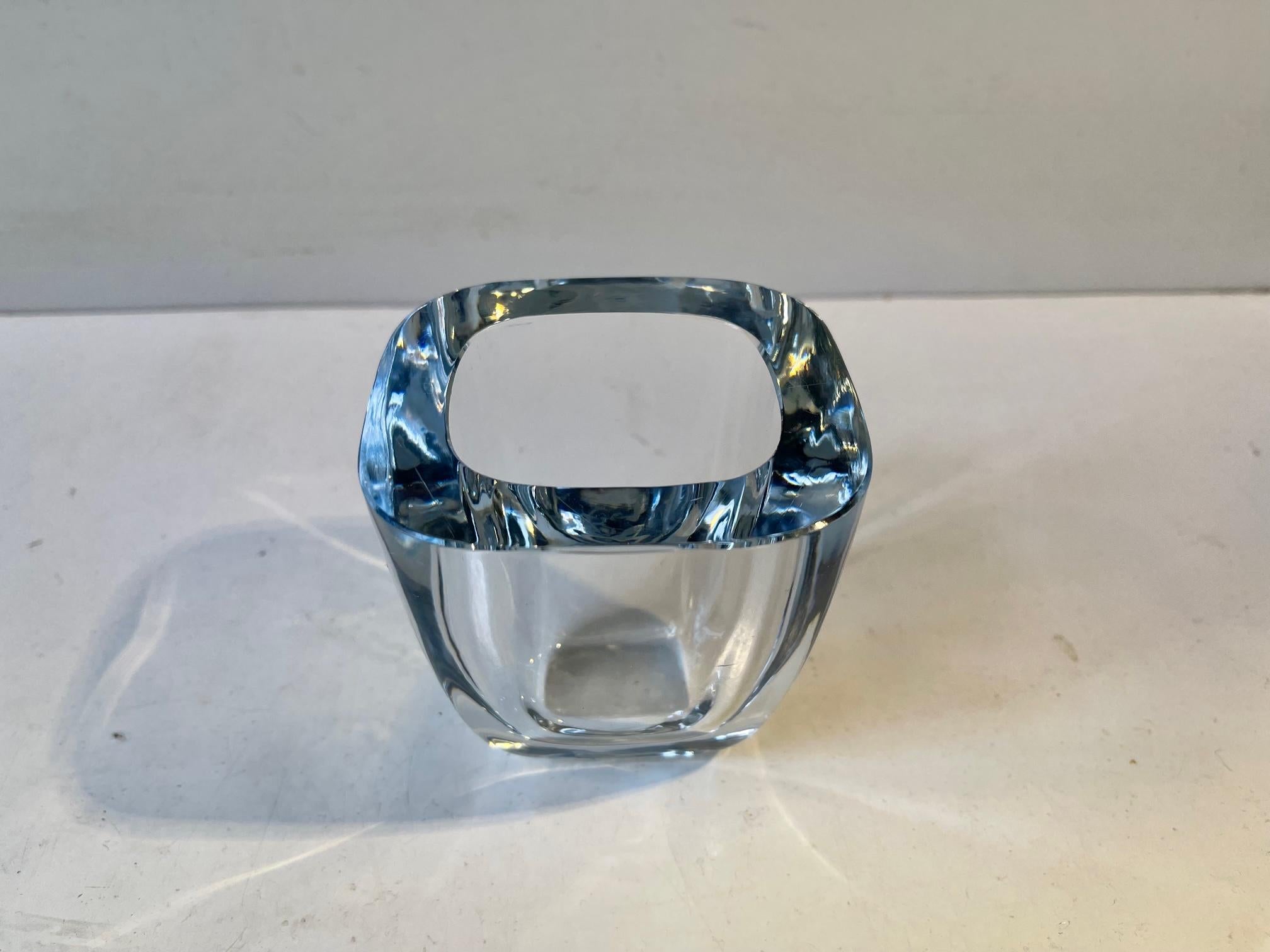 Art Deco Glass Vase by Asta Stromberg for Strombergshyttan, 1930s For Sale 2