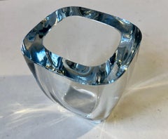 Art Deco Glass Vase by Asta Stromberg for Strombergshyttan, 1930s