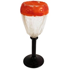 Art Deco Glass Vase by Charles Schneider