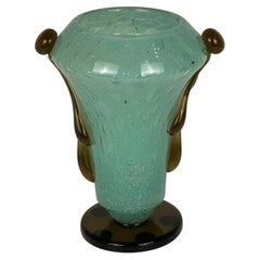 Art Deco Glass Vase by Charles Schneider