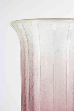 Vaso in vetro Art Déco di Schneider, anni '30