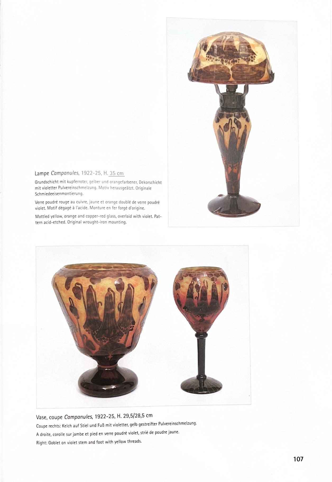Art Deco Glass Vase 