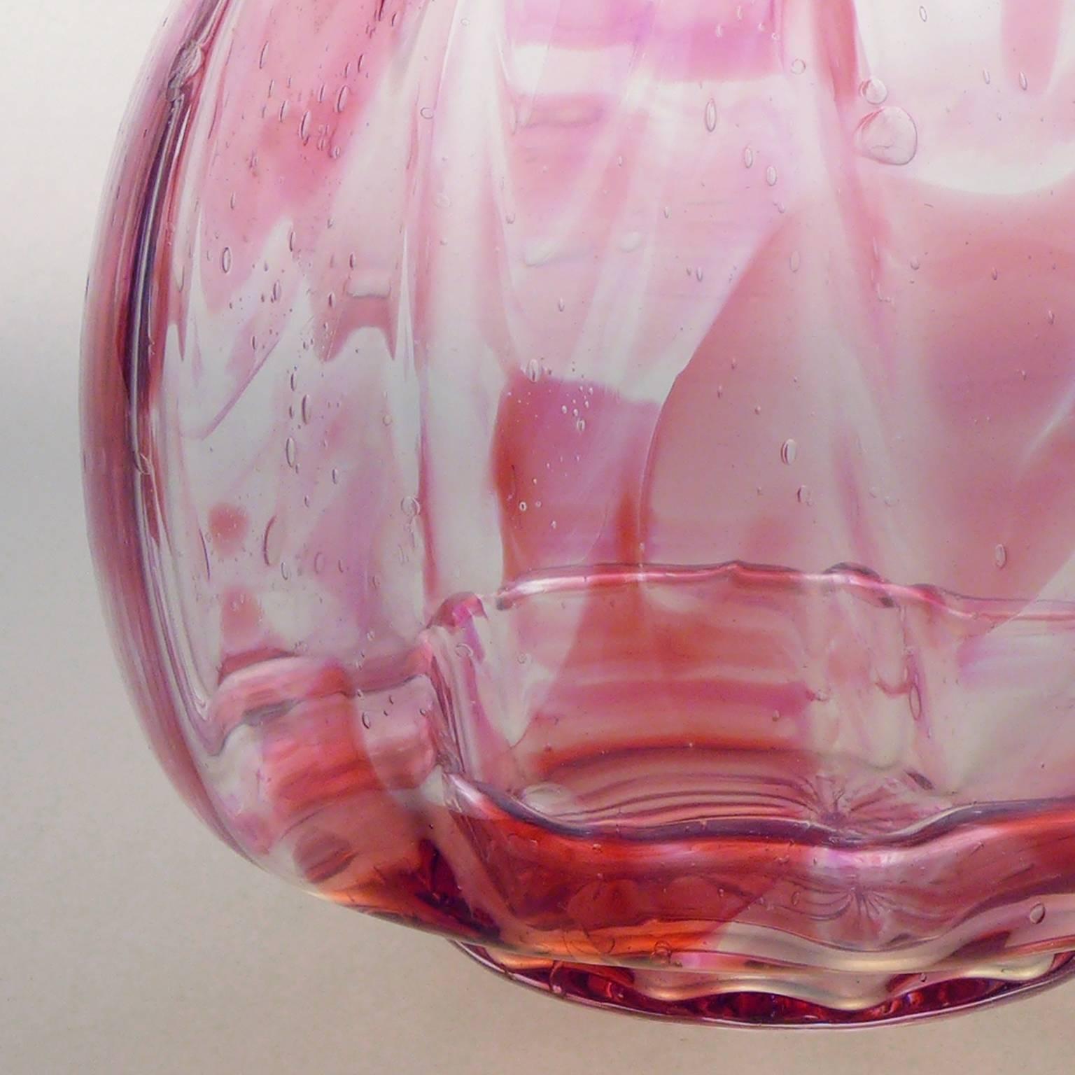 Art Deco Glass Vase For Sale 1