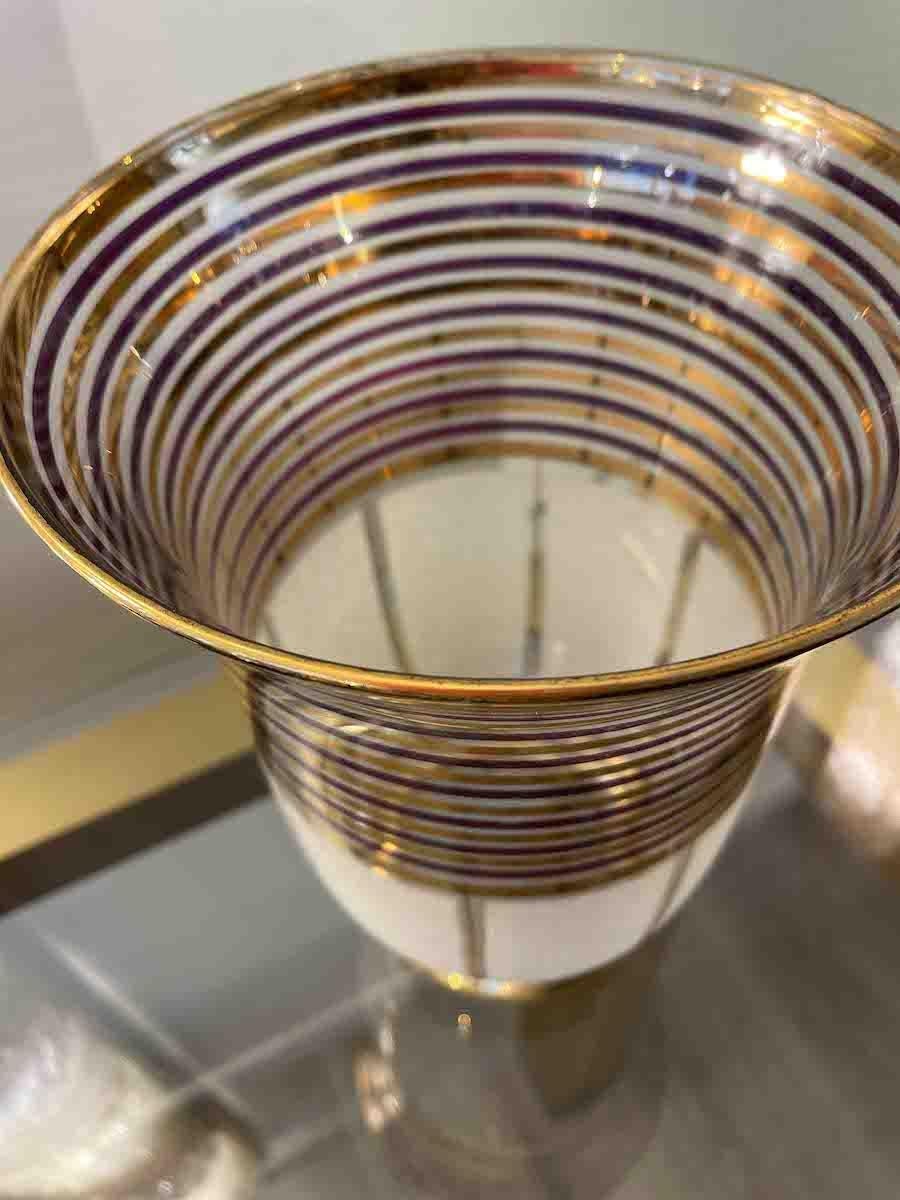 Art Deco Glass Vase For Sale 4