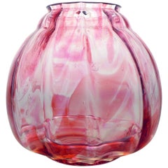 Antique Art Deco Glass Vase