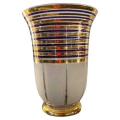 Vase en verre Art Déco