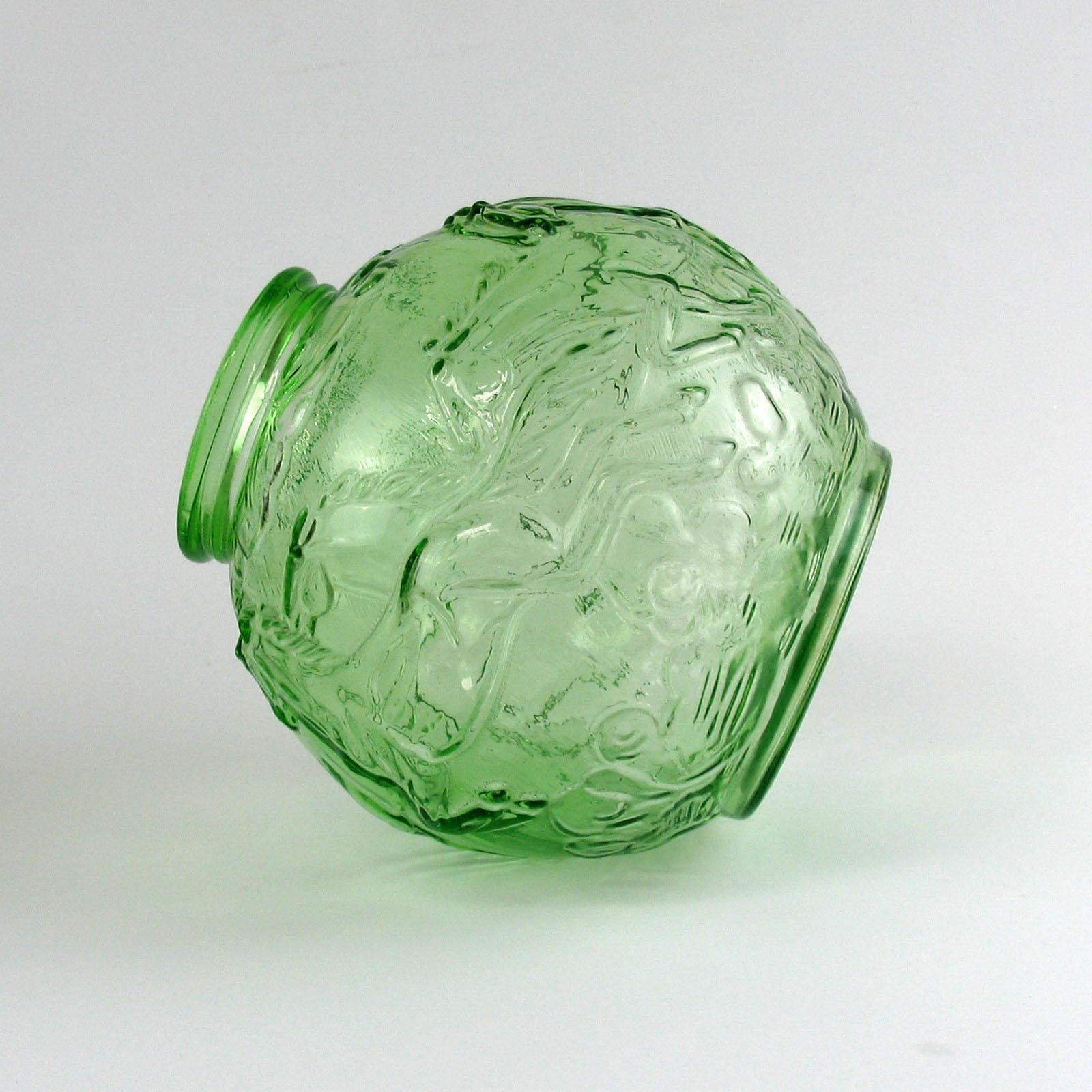  Art Deco Glass Vase Karel Zentner, Libochovice, Czechoslovakia, 1930s For Sale 2