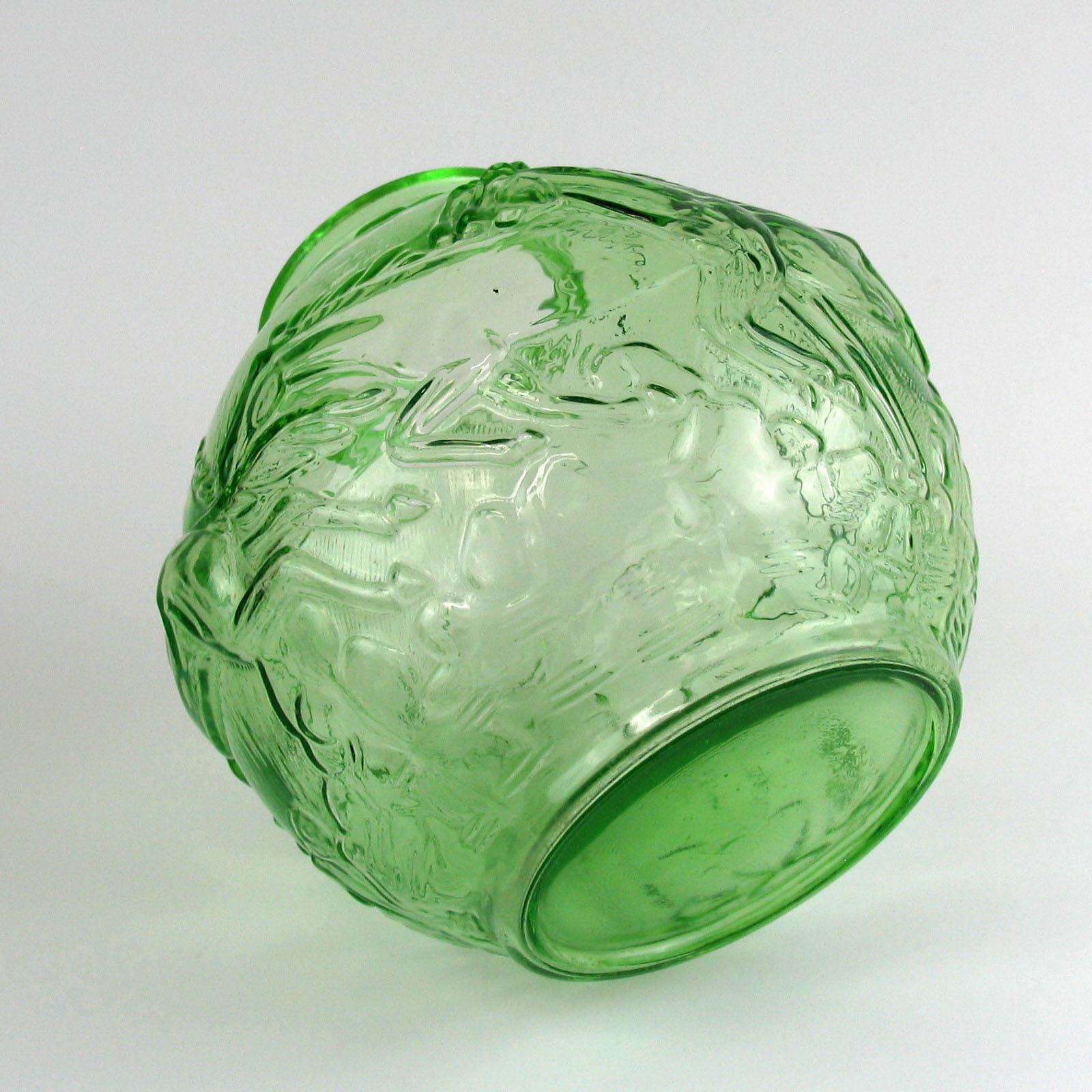 Art Deco Glass Vase Karel Zentner, Libochovice, Czechoslovakia, 1930s For Sale 3