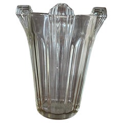 Art Deco Glass Vase Signed Colotte Nancy Unique piece