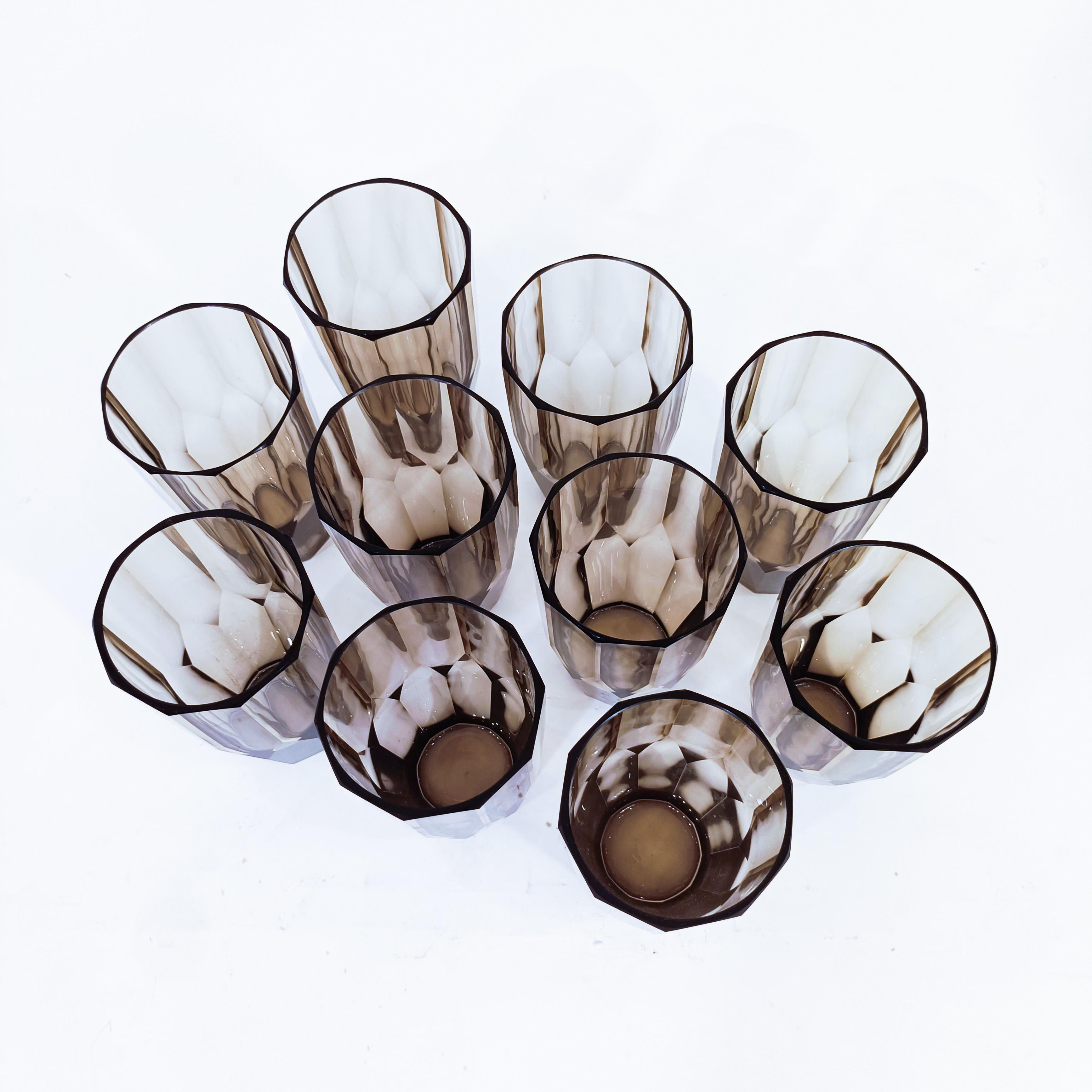Verrerie Art déco de Moser Glassworks, République tchèque, années 1920 en vente 4