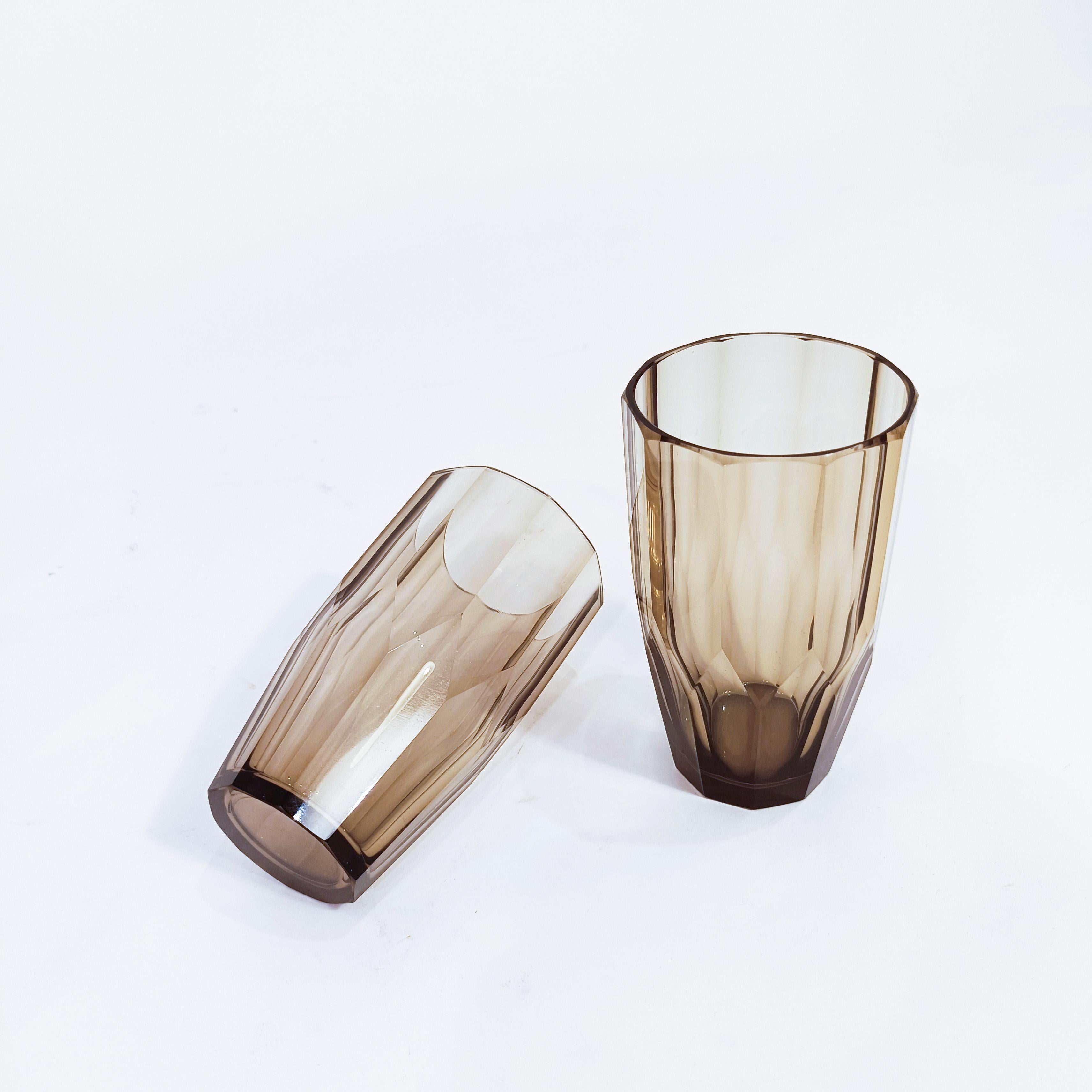 Verrerie Art déco de Moser Glassworks, République tchèque, années 1920 en vente 8