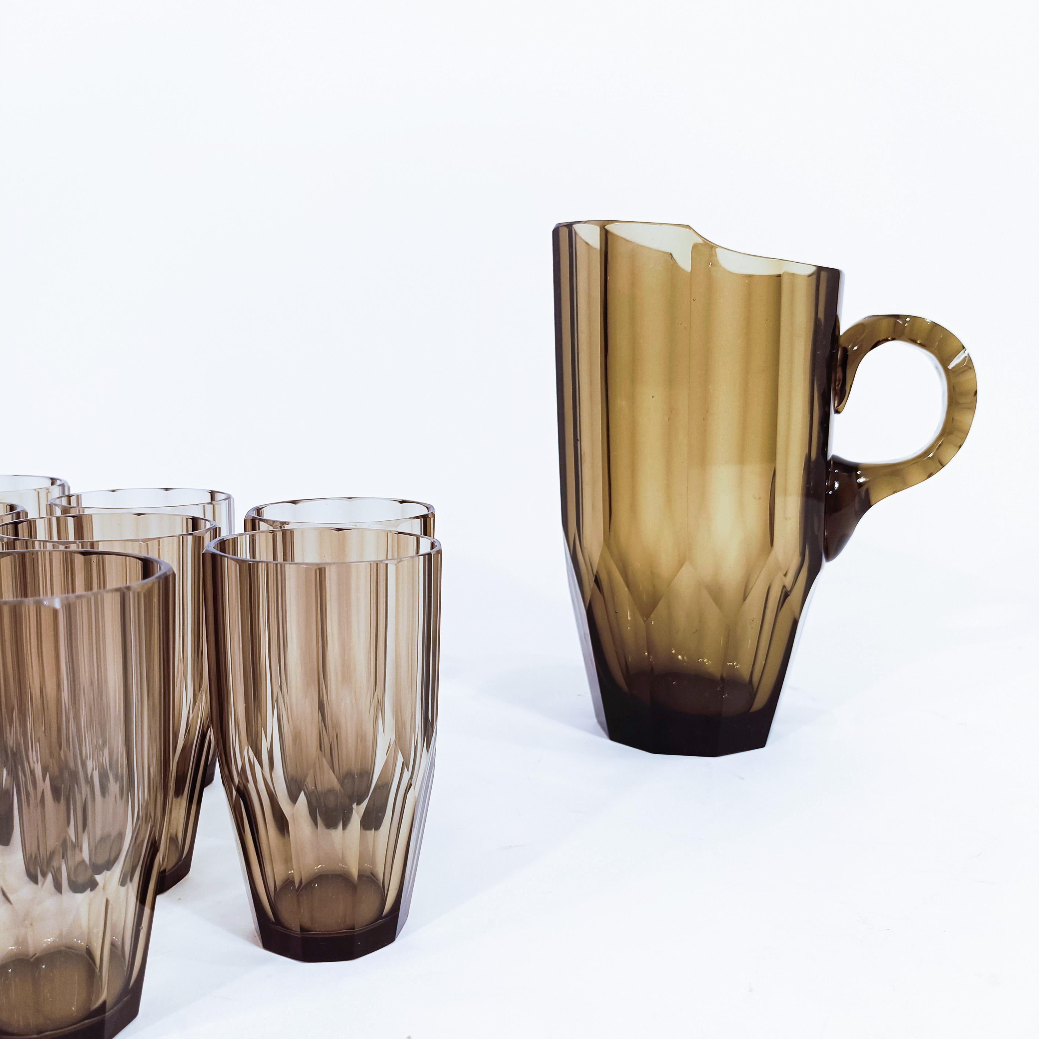 Tchèque Verrerie Art déco de Moser Glassworks, République tchèque, années 1920 en vente