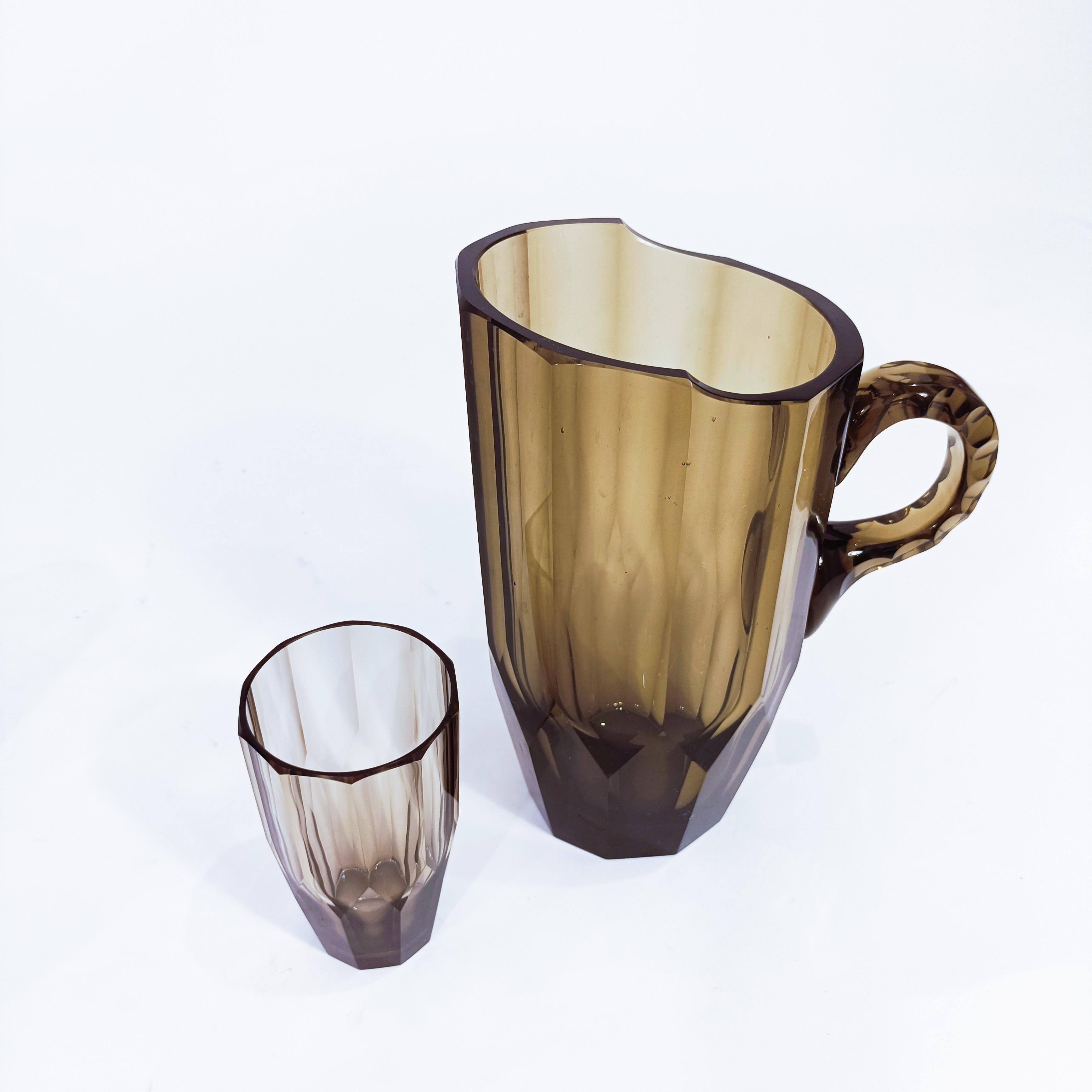 Verrerie Art déco de Moser Glassworks, République tchèque, années 1920 Excellent état - En vente à SANT ADRIÀ DE BESÒS, ES