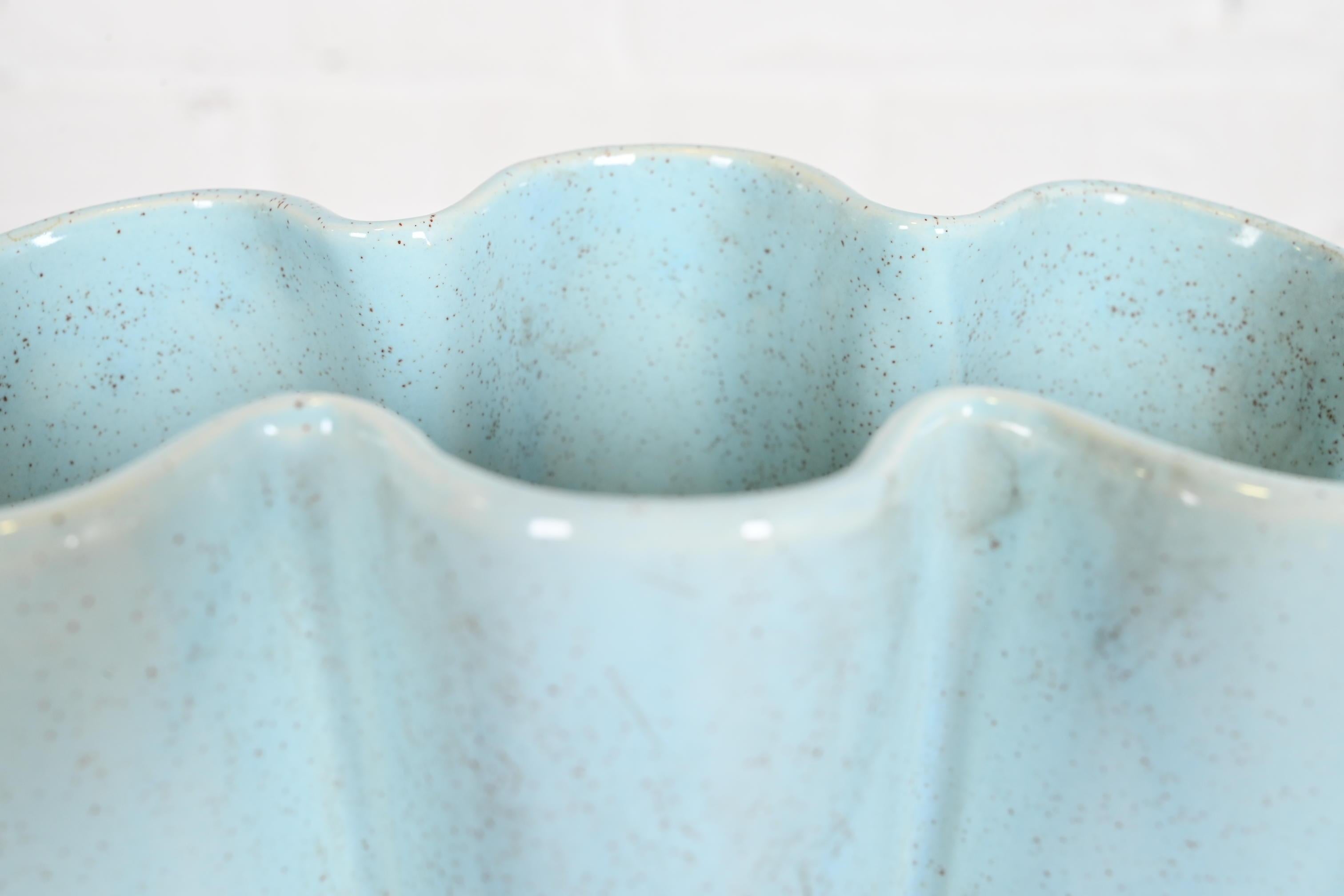 Gladiola-Vase aus glasierter Keramik aus amerikanischer Kunstkeramik im Art déco-Stil von Brush McCoy im Angebot 3