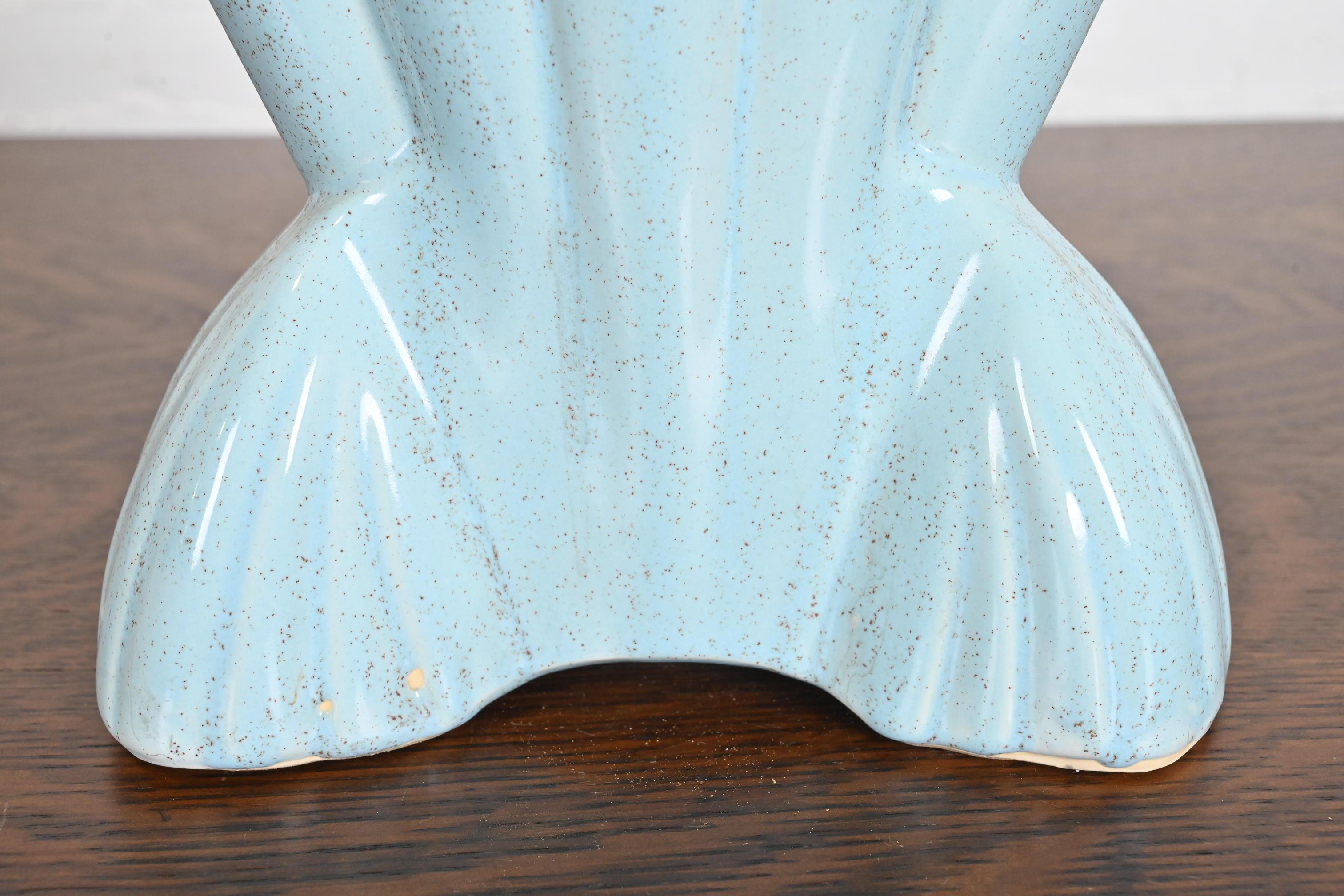 Gladiola-Vase aus glasierter Keramik aus amerikanischer Kunstkeramik im Art déco-Stil von Brush McCoy im Angebot 5