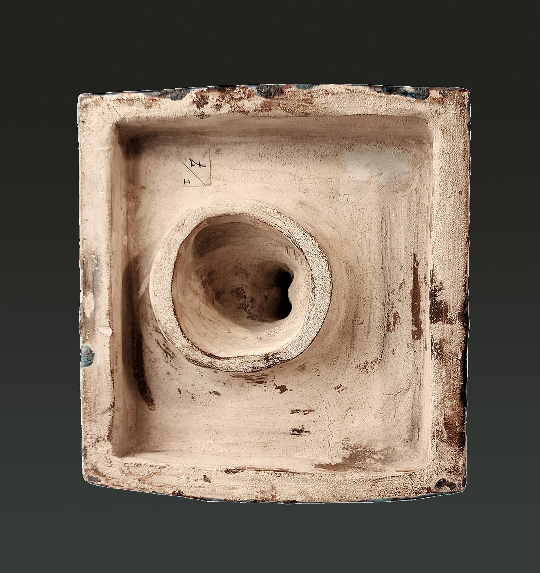 Art Déco Glazed Ceramic Sculpture 'Femme de Marrakech' by Céline Lepage, France For Sale 5