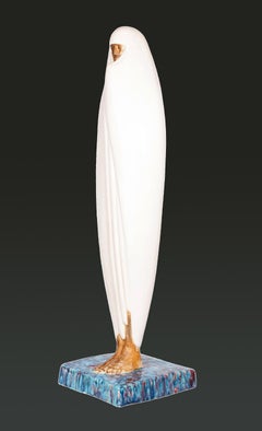 Sculpture Art Déco en céramique émaillée "Femme de Marrakech" par Céline Lepage, France